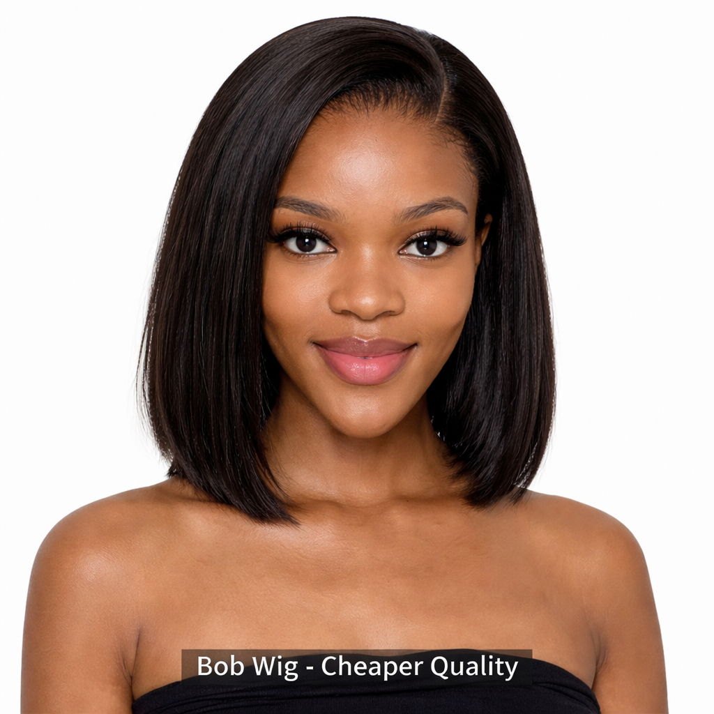 10 Inch Double Drawn Wig