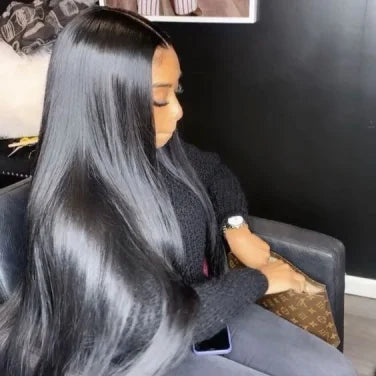 42 Inch Bone Straight Hair Wig - Super Double Drawn